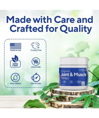 Marie Originals Joint & Muscle Therapy | Non Greasy Topical Pain Relief Cream - with Natural Essential Oils for Soothing Muscle & Joint Cooling Sensation Easy to Apply | 4 oz - Buy Online on GoSupps.com