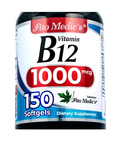 FITO MEDIC'S Lab | Vitamin b12 | 1000 mcg | 150 Servings | b12 | b12 Vitamins | b12 1000 mcg | Ultra high Absorption.