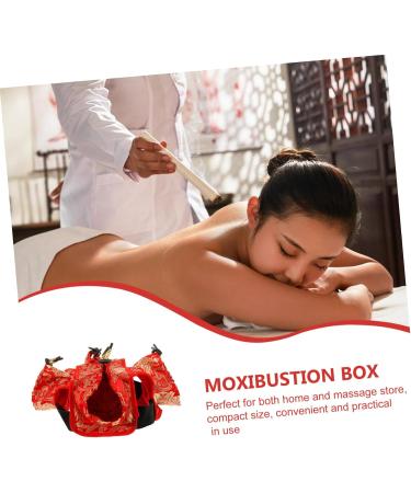 Coolhiya Kasten Moxibustion Box Set - Adjustable Copper Moxa Burner & Holder for Moxibustion Sticks - Ideal Moxa Stick Container - Buy Online on GoSupps.com