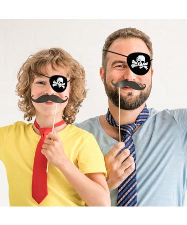 Buy Geyoga 36 Pirate Eye Patches for Kids | Black Felt Captain Masks | Bulk Cosplay Props for Halloween & Pirate Parties | Age 6 - Buy Online on GoSupps.com