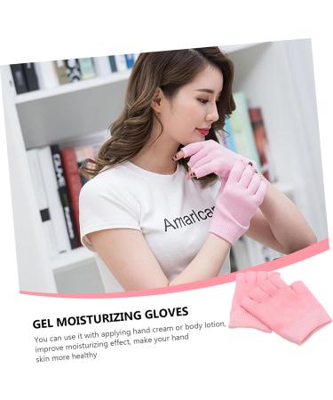 Mikinona 2 Pairs Gel Gloves Dry Hand Gloves Moisturizing Hand Gloves Cotton Moisturising Gloves Moisturising Gloves for Hand Moisturizing Gloves Dry Hands Half Finger Gloves Dipping 16X13X1CM - Buy Online on GoSupps.com