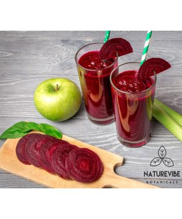 Organic Beet Root Powder (1 lb) | Naturevibe Botanicals | Raw & Non-GMO | Nitric Oxide Booster for Stamina and Energy | Packaging May Vary - Buy Online on GoSupps.com