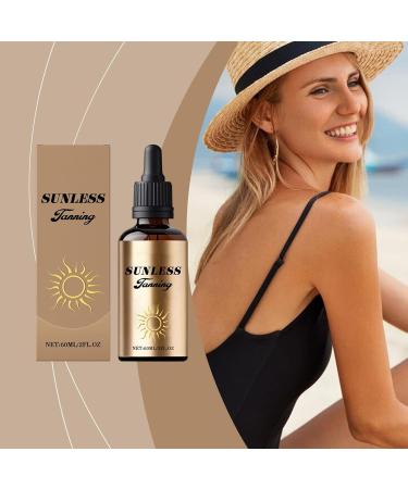  G n rique Self Tanning Drops To Drink Sunless Tanning Groches 60ml Naturally Increase Melanin For All Skin Types And Tones (2PCS) - Buy Online on GoSupps.com