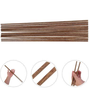  ANDRESLAD ANDRESLAD 6 Pairs Chicken Wings Wooden Hotpot Chopsticks Wooden Camping Chopsticks Japanese Saibashi Chopsticks for and Frying Chopsticks for Brown - Buy Online on GoSupps.com