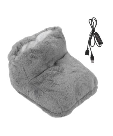 Yuehuamech electrical foot warmer heating pillow foot warmer 5V USB soft fleece foot warmer boots Heated base mat for women men home office work under the desk