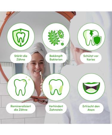 Birch Gold Tooth Powder Refill Bag 100g - Natural Enamel Protection Vegan Ingredients No Preservatives - Herbal Toothpaste Alternative - Buy Online on GoSupps.com