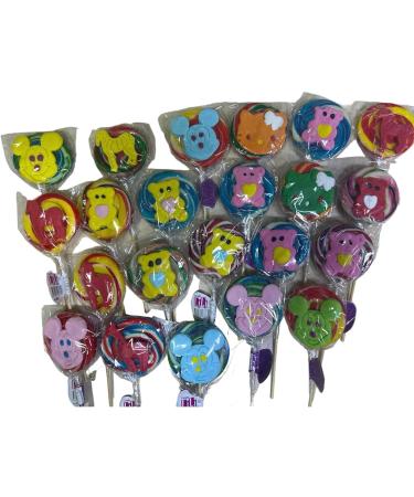 Kids Party Bag Sweets Spiral Rainbow Unicorn Lollipop Candies 5-10 Different Shapes Ideal Kids Gifts for Children Birthday Newyear Halloween Party Bags Gift Hamper (10) - Buy Online on GoSupps.com