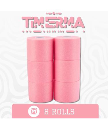 6 Rolls Foam Underwrap Tape - Athletic Pre-wrap Tape for Ankles Wrists Hands & Knees - Elastic Breathable & Allergy-Friendly - Pink | International Shipping - Buy Online on GoSupps.com