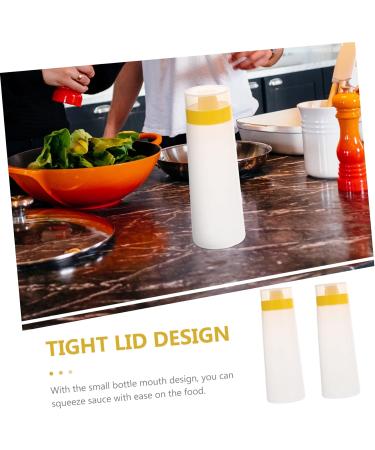 Zerodeko 10 Pcs Squeeze Sauce Bottle Plastic Jam Ketchup 17X6X6CMx5pcs Yellowx5pcs - Buy Online on GoSupps.com