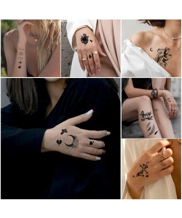 Cerlaza Waterproof Temporary Tattoos for Women - 79 Long Lasting Styles | Realistic Body Art Tatuajes Temporales Adult - Buy Online on GoSupps.com