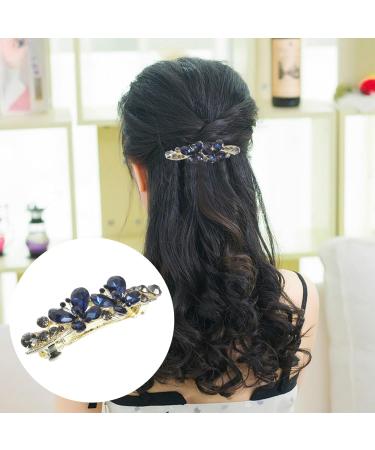 FOMIYES Rhinestones Hair Barrette Spring Hair Clip Glitter Barrette Women Decorative Barrette - Buy Online on GoSupps.com