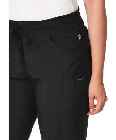 Cherokee Infinity Women Scrubs Pant Low Rise Straight Leg Drawstring 1123A - X-Large Black - Buy Online on GoSupps.com