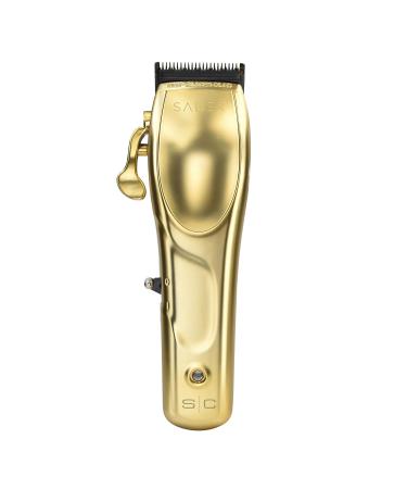 Shop StyleCraft Saber & Saber II Professional Cordless Hair Clipper - Full Metal Body High-Torque Brushless Motor - Brushed Gold - International Shipping Available - Buy Online on GoSupps.com