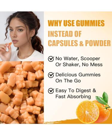 Buy Sugar-Free Creatine Monohydrate Gummies 5g - 180 Count Chewable Supplement for Men & Women - Delicious Orange Flavor - Buy Online on GoSupps.com