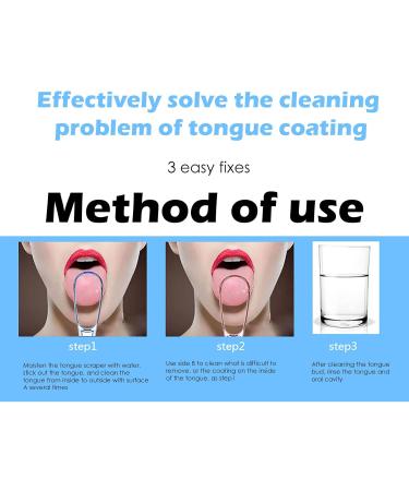 Colorful Stainless Steel Tongue Cleaner - Reusable Oral Scraper for Fresh Breath | 1PC Violet Tongue Brush - Buy Online on GoSupps.com