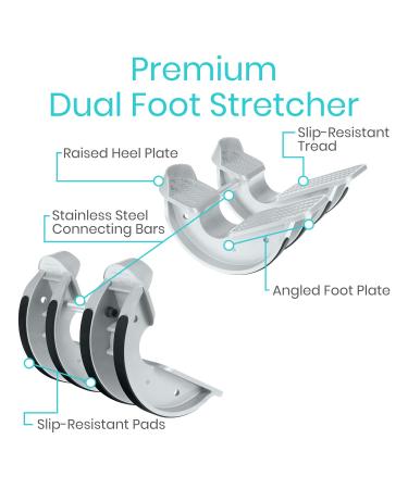 Vive Calf Stretcher Foot Rocker for Pro Shin Splint Relief - Roller Therapy Device for Achilles Plantar Fasciitis & Ankle Strengthening - Buy Online on GoSupps.com