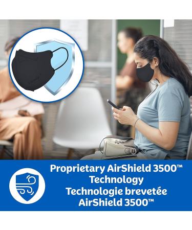 Kleenex Ultra Pro 3-Layer Face Mask (Pack of 15) Dermatologically Tested Soft Elastic Ear Loop Adjustable Nose Clip Black Ultra Pro ct - Buy Online on GoSupps.com