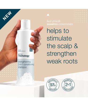 Stemgro Trichology Men's Hair Loss Shampoo & Conditioner 2-in-1 300ml - Natural Hair Growth Treatment with Caffeine & Biotin - Clinically Proven - 1 Pack - Buy Online on GoSupps.com