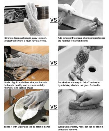 Fovolat Kitchen Dish Gloves Anti-Scalding Waterproof Anti-Slip Cleaning Gloves 30cm Extended Gloves for Remove Stains & Grease Padded Dish Gloves for Car Washing - Buy Online on GoSupps.com