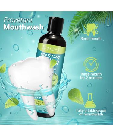 Coconut Pulling Oil with Mint 237ml - Natural Alcohol-Free Mouthwash for Teeth Whitening Fresh Breath & Healthy Gums | Includes Tongue Scraper - Buy Online on GoSupps.com