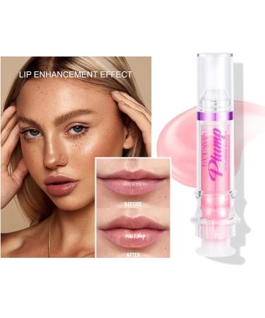 Beliky Girl Lip Plumping Booster Peppermint Extract Filler Instinct Plumping Lip Gloss Ultra Hydrating Hybrid Gloss Plumper Waterproof Lip Oil for Repairing Whiter Lip Lines Lip Care 2 - Buy Online on GoSupps.com