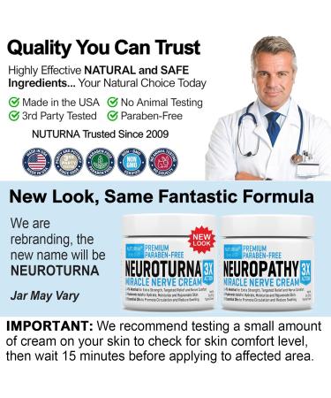 Neuropathy Cream - Large 3 oz Maximum Strength Relief for Feet, Hands, Legs & Toes - Arnica, MSM, Menthol - Fast-Acting Soothing Support - Buy Online on GoSupps.com