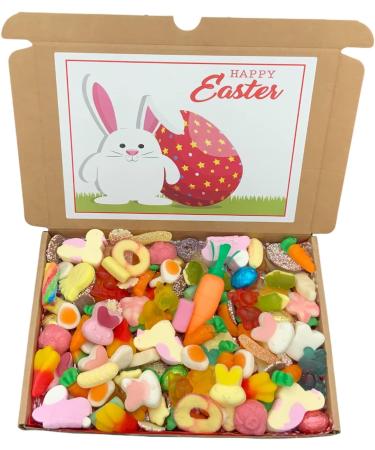 EASTER Sweet box Pick N Mix Hamper Personalised Easter Sweet Box Hand made - Made to order Happy Easter Gift for Easter (430g) - Buy Online on GoSupps.com