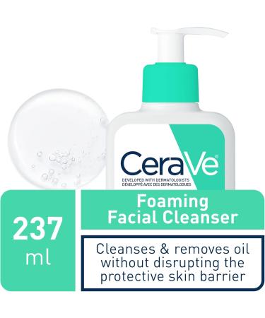 CeraVe FOAMING Face Cleanser Gentle Face Wash with Hyaluronic Acid Niacinamide Ceramides & Moisturizing Cream Travel Size Daily Face and Body Moisturizer for Normal to Dry Skin Face Cleanser + SKIN_MOISTURIZER 360600053475 237 ml (Pack of 1) - Buy Online on GoSupps.com