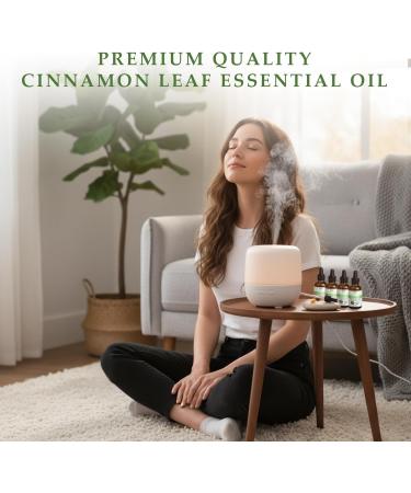 Bio Sense Cinnamon Leaf Essential Oil | 118 ml | 100% Pure & Organic Cinnamon Leaf Essential Oil | Use for Diffuser and Household| 4 fl oz. - Buy Online on GoSupps.com
