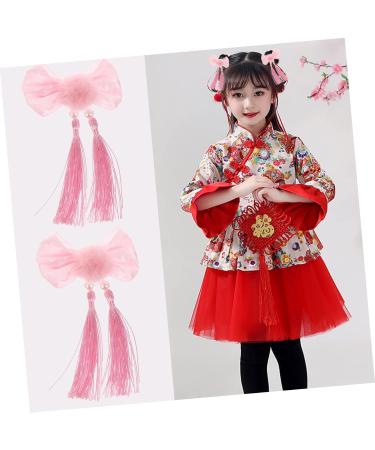 ABOOFAN 2 Boxes Children's New Year Hair Clips Hair Roller Clips Hair Holder Chinese Hair Accessories Hair Barrettes Hair Claw Clips Hair Snap Clips Girls Headdress China Fabric Hanfu - Buy Online on GoSupps.com