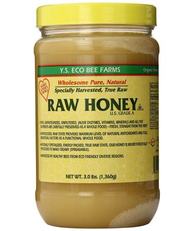 Y.S. Eco Bee Farms Raw Honey 3.0 lbs (1360 g)