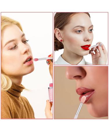 30 Pcs Silicone Lip Brush Set with Cover - Reusable Lipstick Applicator Brushes for Makeup - 3 Colors - Buy Online on GoSupps.com