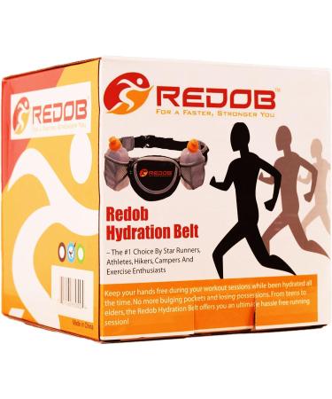 Durable Running Hydration Belt with 2 x 10oz Bottles | Redob Runners Waist Pack - Buy Online on GoSupps.com