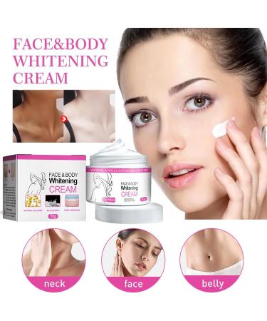 Face and Body Whitening Cream Dark Skin Permanent Bleching Cream Lightening Cream for Dark Skin Whitening Cream Dark Skin Whitening Cream Bleaches And Brightens The Underarm Body 30G - Buy Online on GoSupps.com
