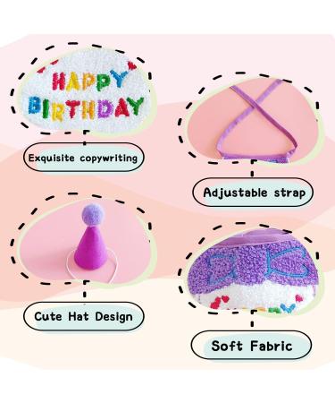 Shop Purple Dog Birthday Bandana & Cat Birthday Hat | Perfect Pet Party Gear for Happy Celebrations! - Buy Online on GoSupps.com