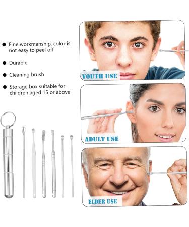 GALPADA 1Set Ear Wax Removal Tools Portable Ear Cleaning Kit for Safe and Comfortable Removal Lightweight and Easy to Carry for Daily Use - Buy Online on GoSupps.com
