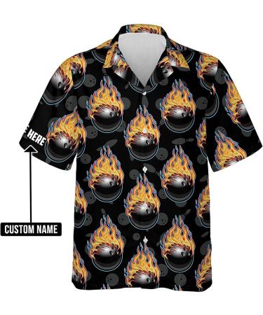 Personalized Team Name Bowling King Pin Hawaiian Shirt | Men's & Unisex S-5XL Style 3 - Buy Online on GoSupps.com