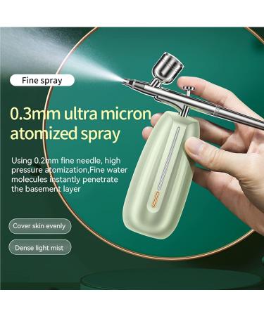 Portable Makeup Airbrush Set Rechargeable Handheld Cordless Multi-Purpose Airbrush Makeup for Deep Moisturizing Face Spa Moisture Oxygen Sprayer (Color : Green) - Buy Online on GoSupps.com