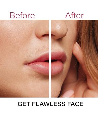 VISOFO Flawless Facial Hair Removal Kit - Electric Dermaplaning Tool for Women - Smooth Epilator Trimmer Travel Set - Face Dermaplane Shavers (Pearl) - Buy Online on GoSupps.com