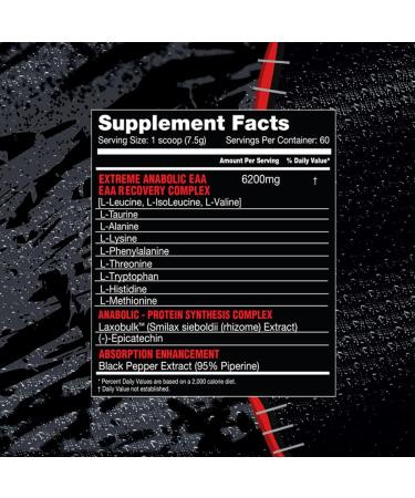KILLER LABZ Brute EAA Branched Chain & Essential Amino Acids | 6g of Aminos to Accelerate Recovery and Lean Mass Gains 60 Servings (Southern Sweet Tea) - Buy Online on GoSupps.com
