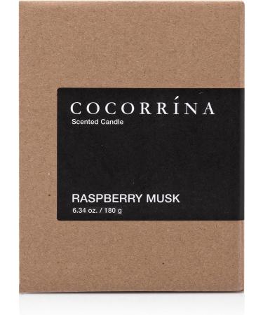 Cocorr na Raspberry Musk Candle - Natural Soy Fragrance 22-Hour Burn Time 180g - Perfect Christmas Gift - Buy Online on GoSupps.com