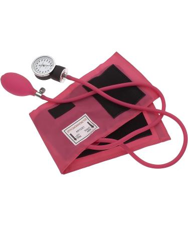 ASA TECHMED Manual Blood Pressure Monitor - Aneroid Sphygmomanometer Cuff for Nurses (Pink) - Buy Online on GoSupps.com