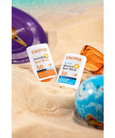 Calypso Invisible Sun Stick SPF50 Sun Protection for Wet and Dry Skin 15g - Buy Online on GoSupps.com