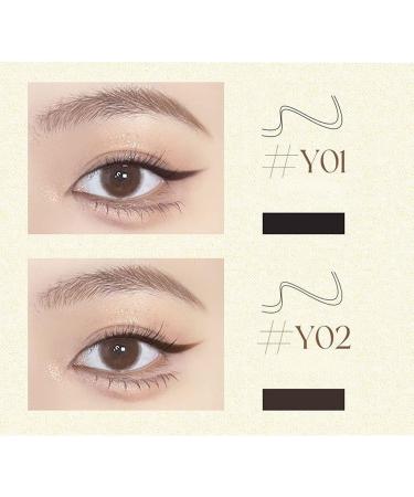 Double Tip Lower Eyelash Pencil Waterproof Super Slim Double-tip Eyelash Pencil Waterproof Liquid Eyeliner (2pcs Brown) 1 count (Pack of 1) - Buy Online on GoSupps.com