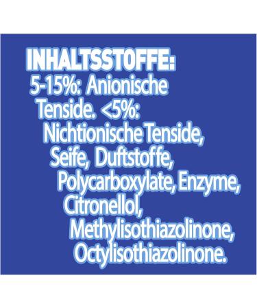 Coral Liquid Detergent - Optimal Color Protection for Radiant Colors | 6-Pack Citrus 191.67 ml | 23 Wash Loads - Buy Online on GoSupps.com
