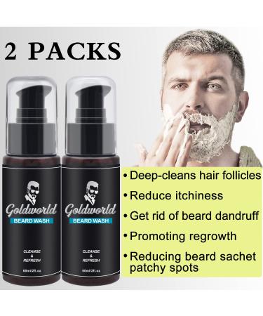 Beard Growth & Grooming Kit - Beard Wash, Oil, Balm, Brush, Comb, Scissor, Storage Bag, E-Book - Gifts for Men - Buy Online on GoSupps.com