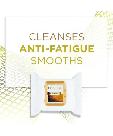 L'Or al Paris Age Perfect Cleansing Wipes Mature Skin 25 count (Pack of 1) Face Wipes x25 - Buy Online on GoSupps.com