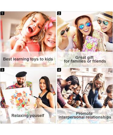 Flower Paint by Numbers Kit for Adults and Kids - DIY 16x20 inch Canvas Painting Set - Gift for Beginners - TUMOVO - Buy Online on GoSupps.com