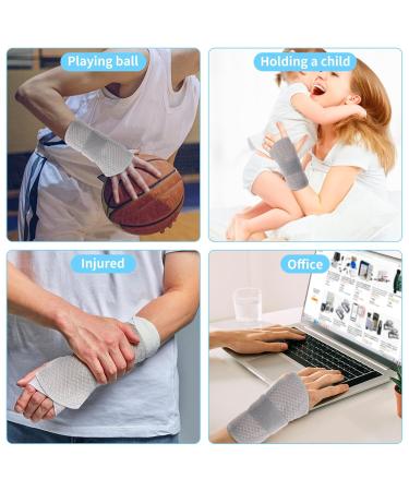 Milaiun Adjustable Wristwear for Tendinitis & Arthritis - Stylish Metal-Style Stabilizer | Gray S/M for Men & Women - Buy Online on GoSupps.com