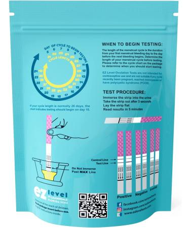 EZ Level Ovulation Test Strips Predictor Kit - 50 Count - Buy Online on GoSupps.com